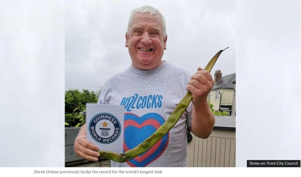 previous record, set in 2022 by another UK grower, Derek Hulme, stood at 1.432 meters 